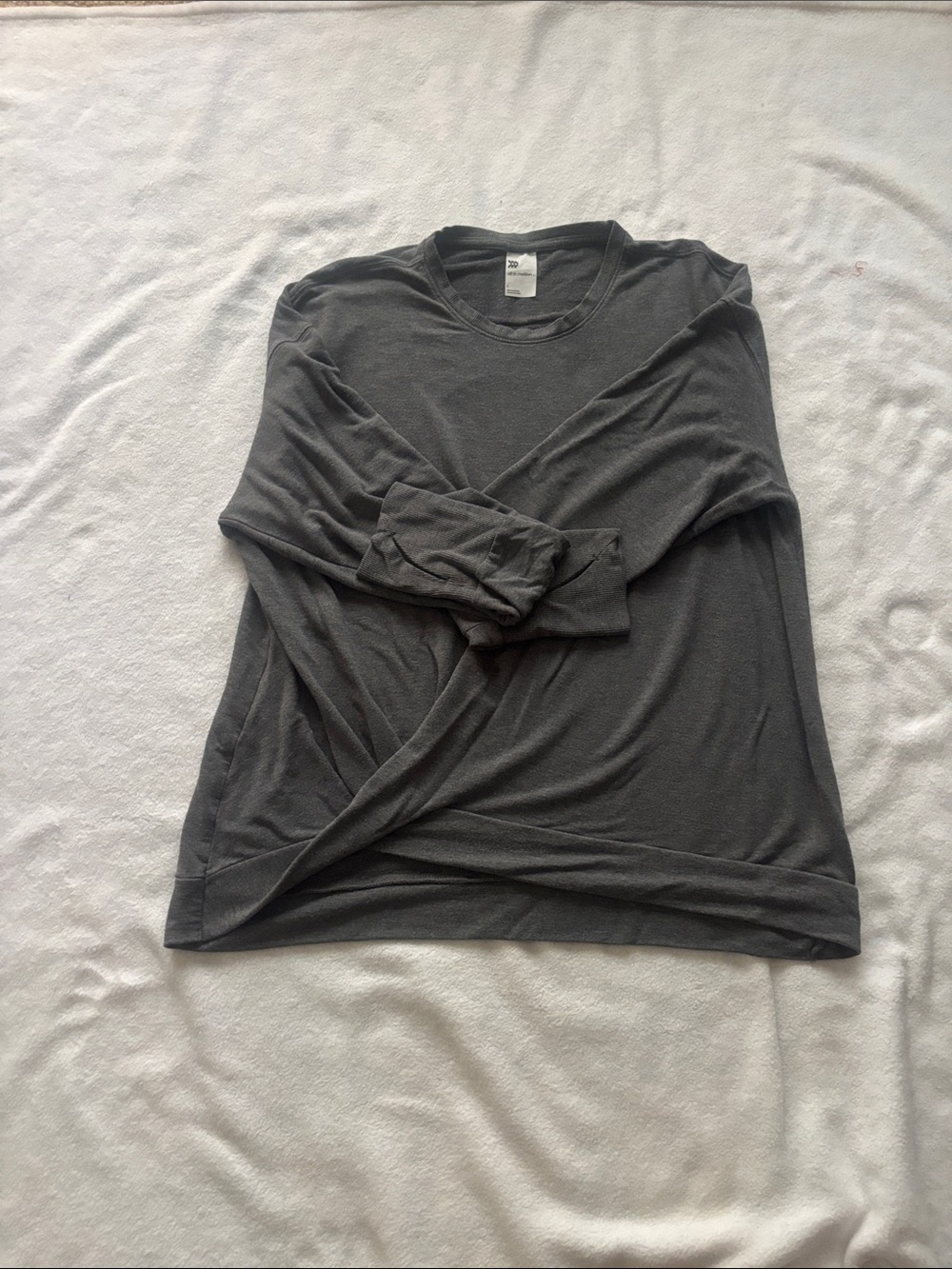 all in motion Women's Long Sleeve Crewneck Shirt - Charcoal